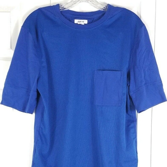 Helmut Lang Other - HELMUT LANG blue vented mesh short sleeve t shirt